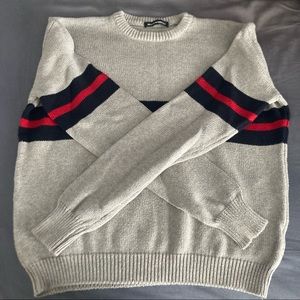 Brandy Melville 3-striped sweater.